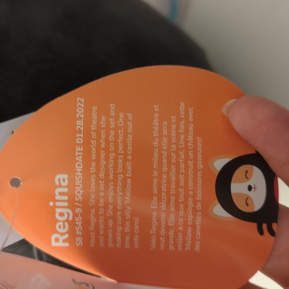 8" Squishmallows Regina in Spider Halloween Costume - Picture 5 of 5